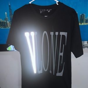 Size Small Reflective Black Vlone Shirt